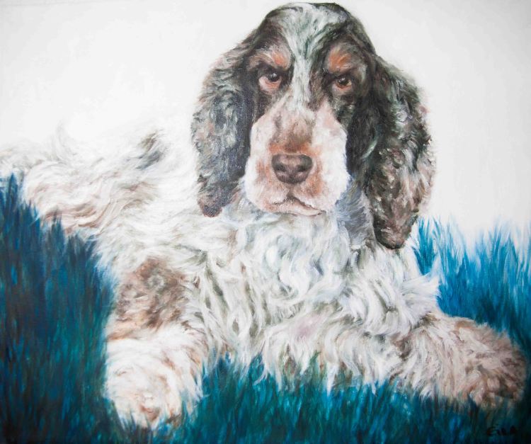 Óleo sobre lienzo por Eila Pérez Vázquez, EILArts 2013