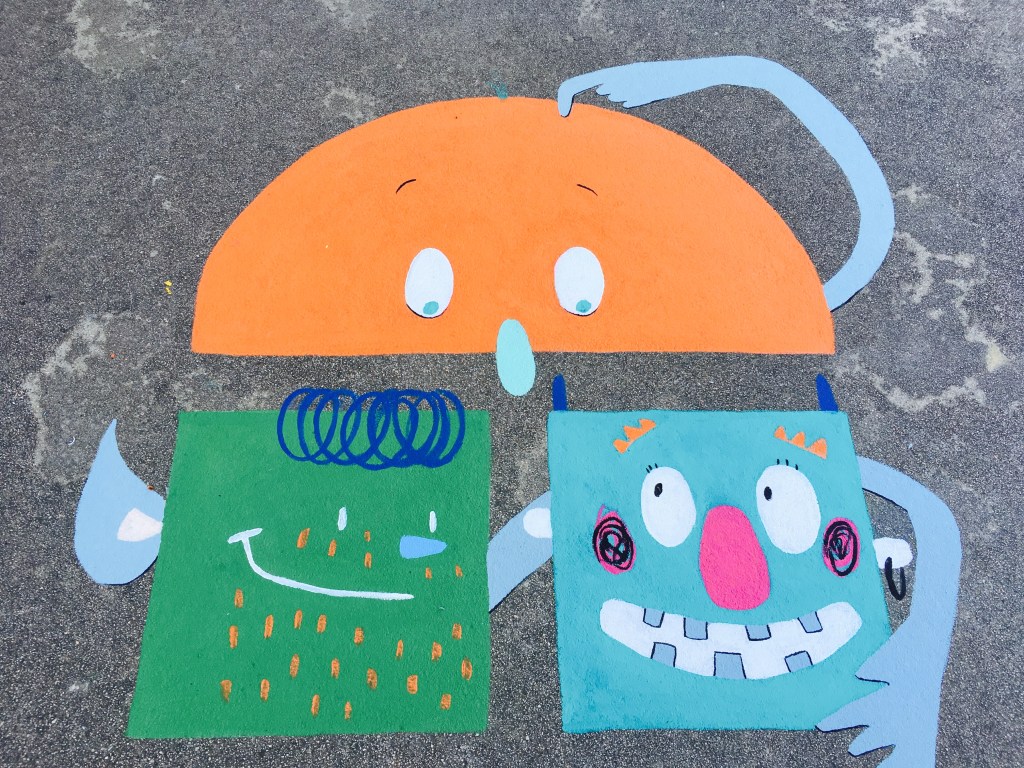 Ceip Humberto Juanes de Nigrán. Colectivo Arte Miúda. Eila Pérez Vázquez. “Rayuela”