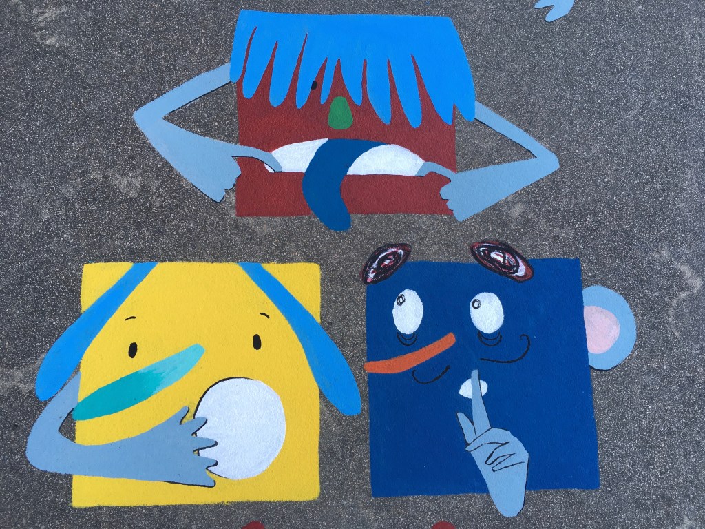 Ceip Humberto Juanes de Nigrán. Colectivo Arte Miúda. Eila Pérez Vázquez. “Rayuela”